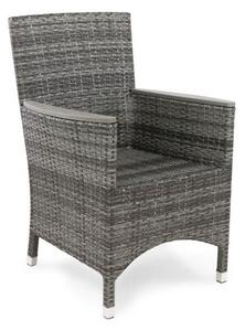 Vrtna fotelja deNoord 273, Siva, 95x57x64cm