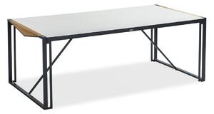 Vrtni stol deNoord 185, Bijela, Svijetlo drvo, 73x100cm, Tikovina