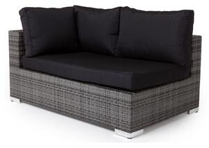Vrtna sofa Comfort Garden 1376, Siva, 64x140x90cm