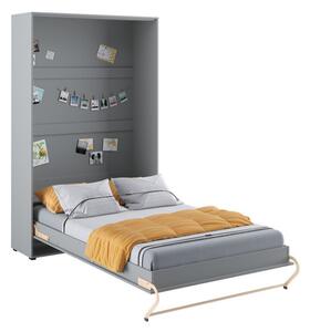 Zidni krevet Concept Pro Lenart Levfere 108, Siva, 217x135cm
