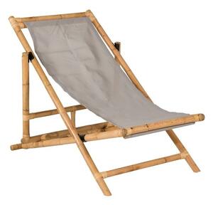 Vrtna stolica Mernolu 105, Smeđa, Siva, 79x73x73cm, Bambus