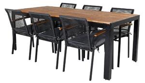Set stola i stolica Dallas 1059, Bagrem