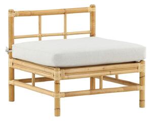 Vrtna fotelja Mernolu 108, Beige, Smeđa, 71x71.5x75cm, Bambus