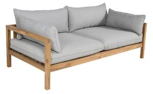 Vrtna sofa Dallas 2849, Siva, Smeđa, 56.5x185.5x92cm, Bagrem