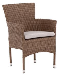 Vrtna stolica Dallas 3475, Smeđa, Siva, 86.5x58x60cm