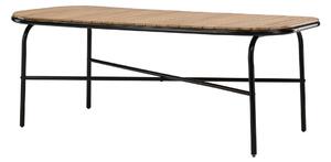 Vrtni stol Dallas 3513, Crna, Svijetlo smeđa, 75x90cm, Bagrem