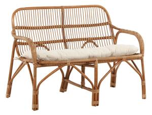 Vrtna sofa Dallas 3606, Svijetlo smeđa, 93x130x82cm