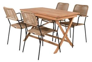Set stola i stolica Dallas 3701, Tikovina