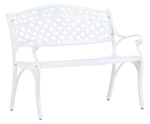 Vrtna klupa Dallas 4399, Bijela, 87x100x60cm