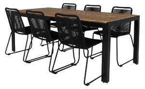 Set stola i stolica Dallas 2907, Bagrem