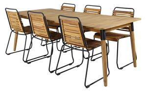 Set stola i stolica Dallas 3684, Bagrem