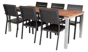 Set stola i stolica Dallas 585, Bagrem