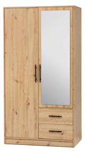 Ormar Cavmero 104, Artisan hrast, 190x100x56cm