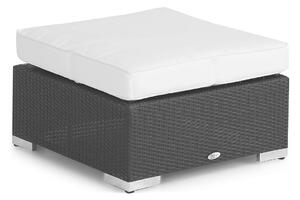 Vrtni tabure Comfort Garden 512, Crna, Bijela, 33x75cm