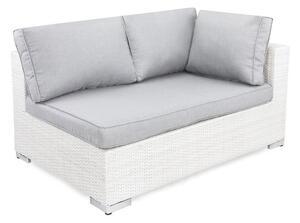 Vrtna sofa Comfort Garden 1375, Siva, Bijela, 64x140x90cm