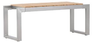 Vrtna klupa Dallas 4648, Svijetlo drvo, Siva, 40x100x38cm, Tikovina