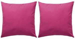 VidaXL Vrtni jastuci 2 kom 45 x 45 cm ružičasti