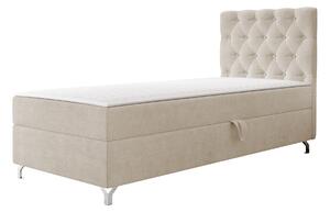 Boxspring krevet Memphis 142, 114x80cm, Bor