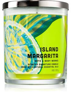 Bath & Body Works Island Margarita mirisna svijeća s esencijalnim uljem 227 g