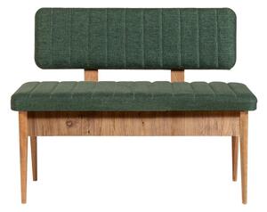 Tapecirana klupa VINA 85x110 cm zelena/bor atlantic