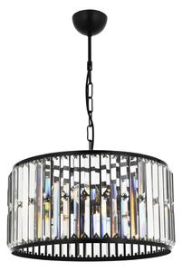 Luster na lančanoj vezi PUNE 3xE27/40W/230V crna