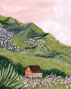 Ilustracija Mountain House, Sarah Gesek, (30 x 40 cm)