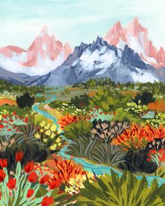 Ilustracija Autumn Mountains, Sarah Gesek, (30 x 40 cm)