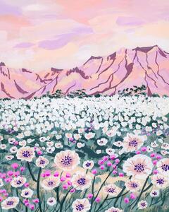 Ilustracija Pink Desert, Sarah Gesek, (30 x 40 cm)