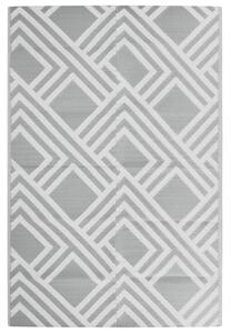 VidaXL Vanjski tepih sivi 120 x 180 cm PP