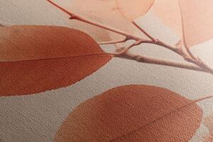 Slika grančice s listovima Peach Fuzz