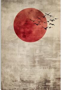Slika japandi crveni mjesec