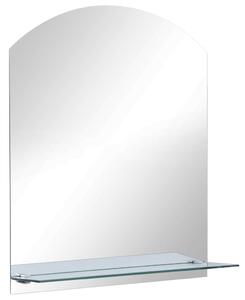 VidaXL Zidno ogledalo s policom 30 x 50 cm od kaljenog stakla