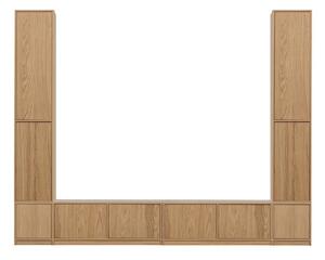 TV set u dekoru hrasta u prirodnoj boji 300x243 cm Modulair – vtwonen