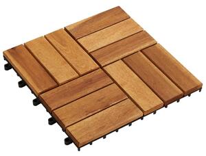 VidaXL 20-dijelni set podnih pločica 30 x 30 cm od drva bagrema