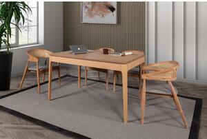 Woody Fashion Set rastezljivi stol za blagovaonicu i stolice (5 komada) JENNA