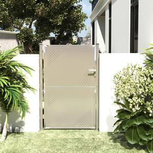 VidaXL Vrtna vrata 100 x 150 cm od nehrđajućeg čelika