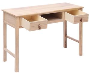 VidaXL Pisaći stol prirodna boja 110 x 45 x 76 cm drveni