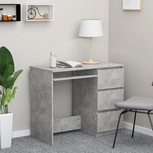 VidaXL Radni stol siva boja betona 90 x 45 x 76 cm od iverice