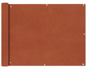 VidaXL Balkonska Zaštita od Oxford Tkanine u Boji Terakote 90x600 cm