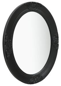 VidaXL Zidno ogledalo u baroknom stilu 50 x 70 cm crno