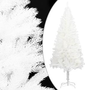VidaXL Umjetno božićno drvce s realističnim iglicama bijelo 210 cm