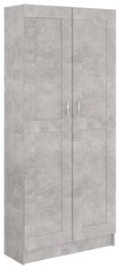 VidaXL Ormarić za knjige siva boja betona 82,5x30,5x185,5 cm iverica