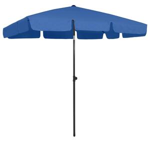 VidaXL Suncobran za plažu azurno plavi 200 x 125 cm