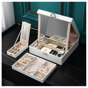 Kutija za nakit Bernadette - Krema
