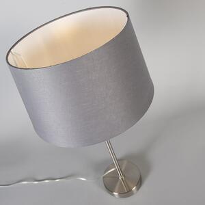 Stolna svjetiljka čelik s nijansom siva 35 cm podesiva - Parte