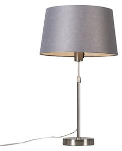 Stolna svjetiljka čelik s nijansom siva 35 cm podesiva - Parte