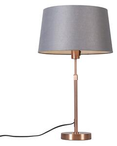 Stolna svjetiljka bakrena s nijansom siva 35 cm podesiva - Parte