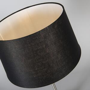 Stolna svjetiljka čelik sa sjenilom crna 35 cm podesiva - Parte