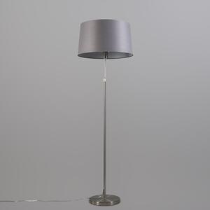 Podna svjetiljka čelik s nijansom siva 45 cm podesiva - Parte