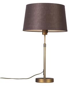 Stolna svjetiljka brončana s nijansom smeđe 35 cm podesiva - Parte